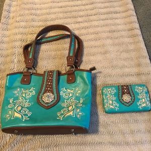 Matching purse and wallet